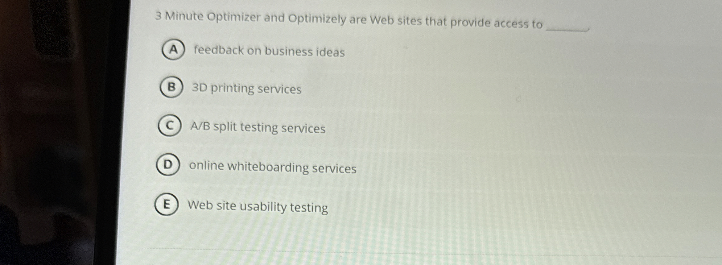 3 Minute Optimizer and Optimizely are Web sites