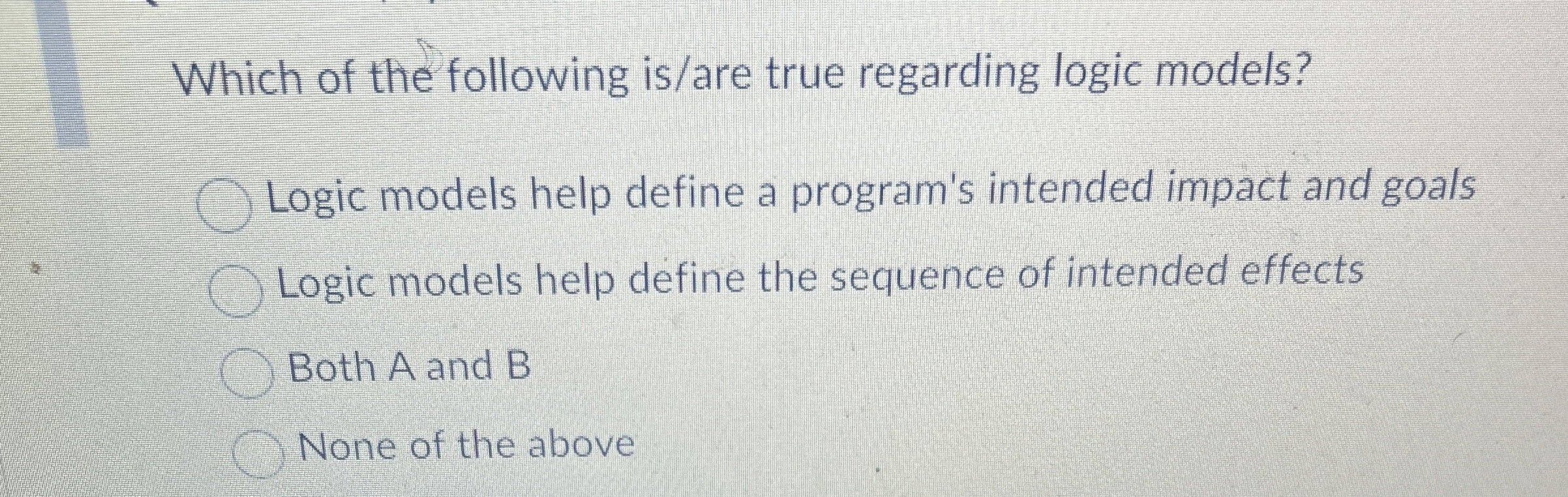 Which of the following is / are true regarding