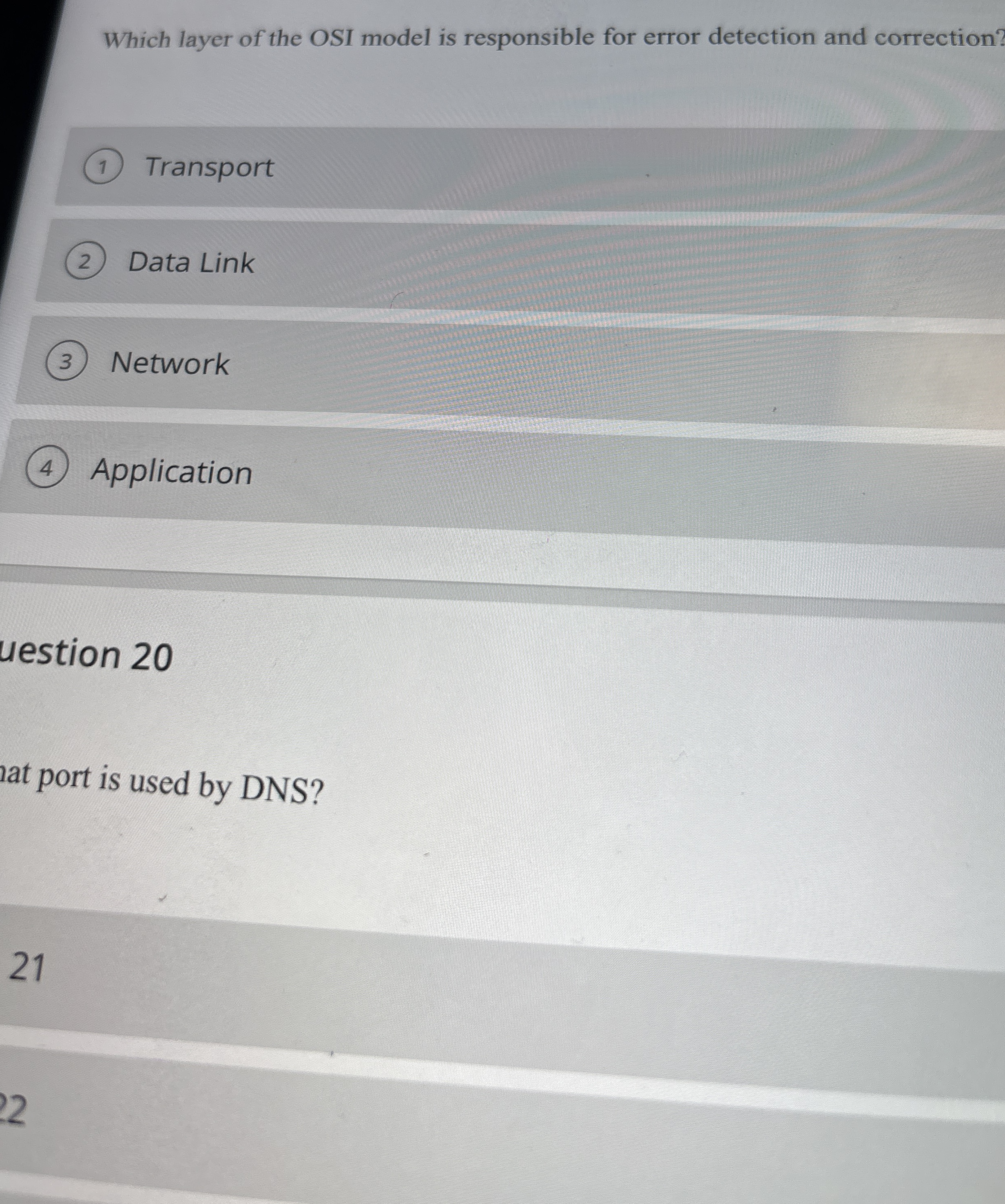 Which layer of the OSI model is responsible for