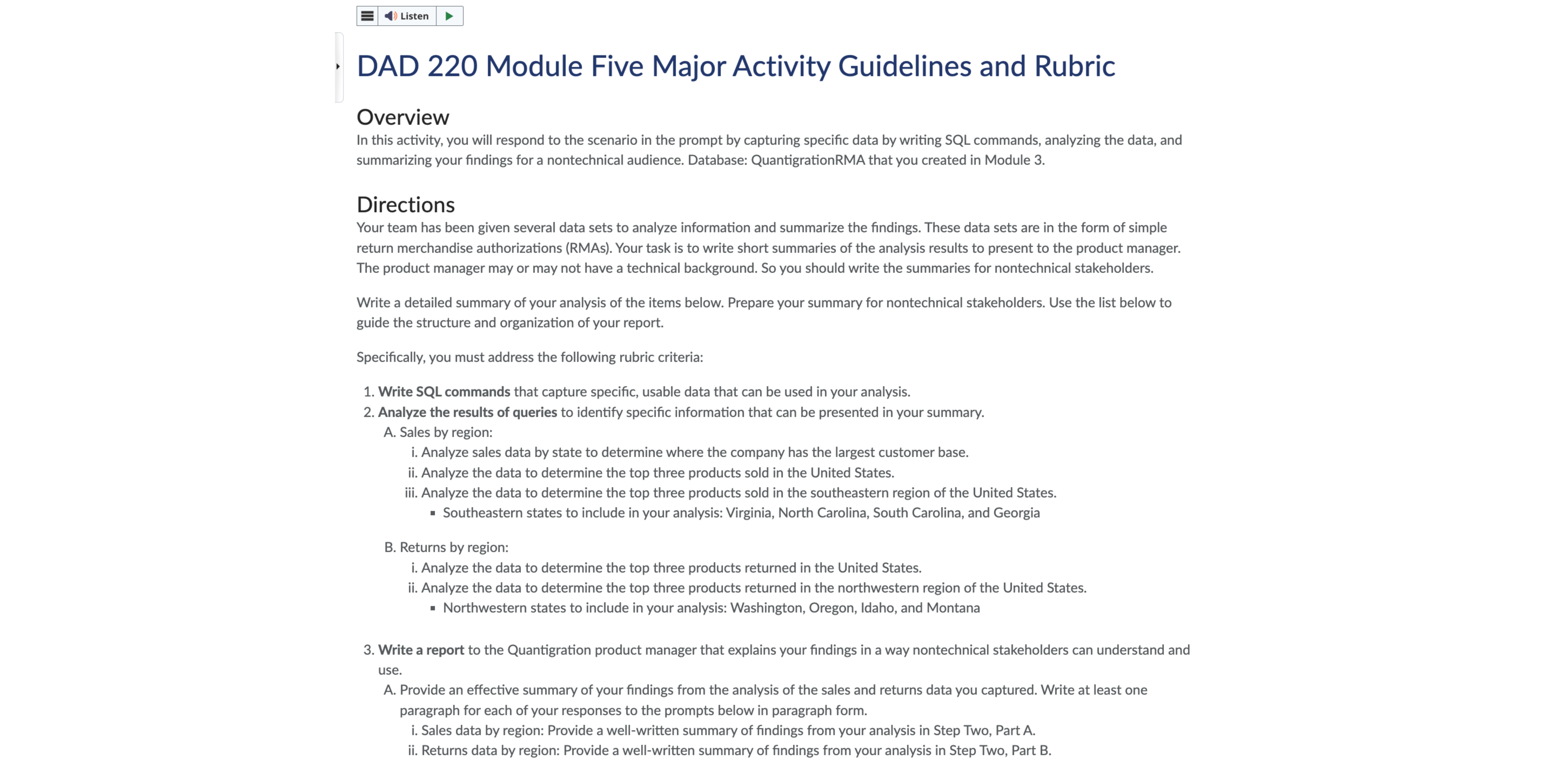 Using these specific queries - - - - - Use