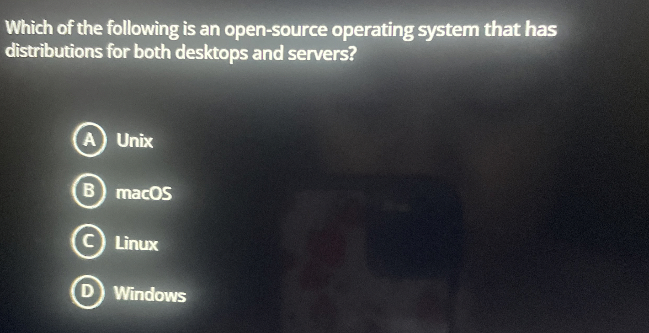 Which of the following is an open - source
