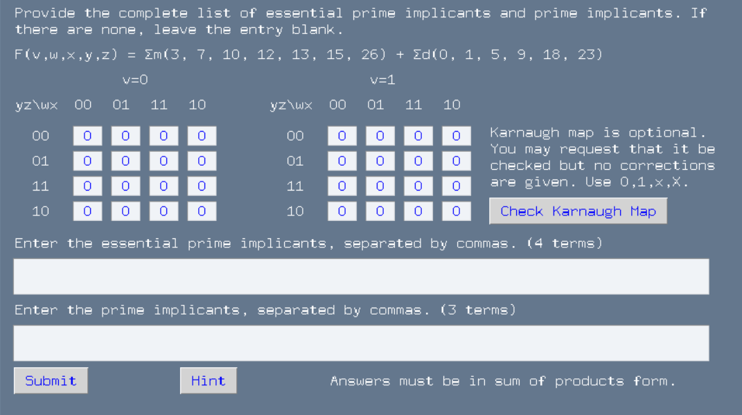Provide the complete list of essential prime