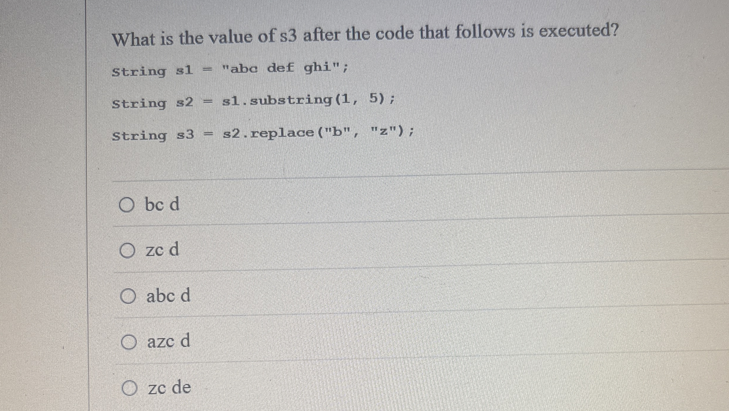 What is the value of s 3 after the code that