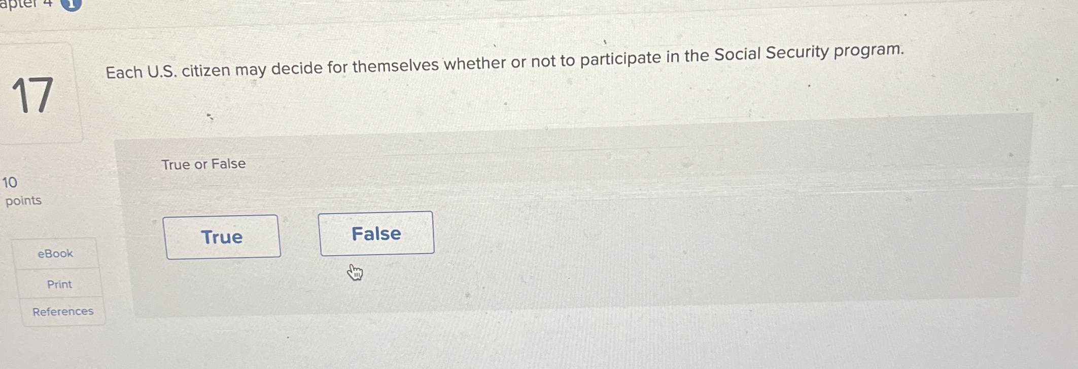 Each U . S . citizen may decide for themselves