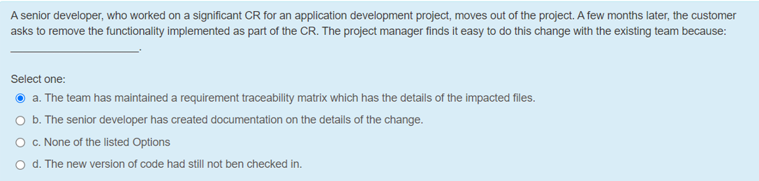 A senior developer, who worked on a significant