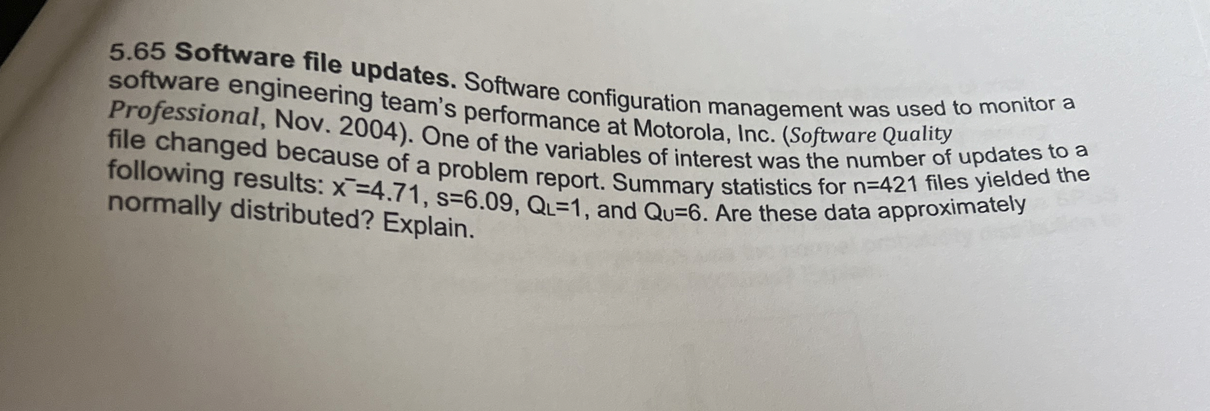 5 . 6 5 Software file updates. Software