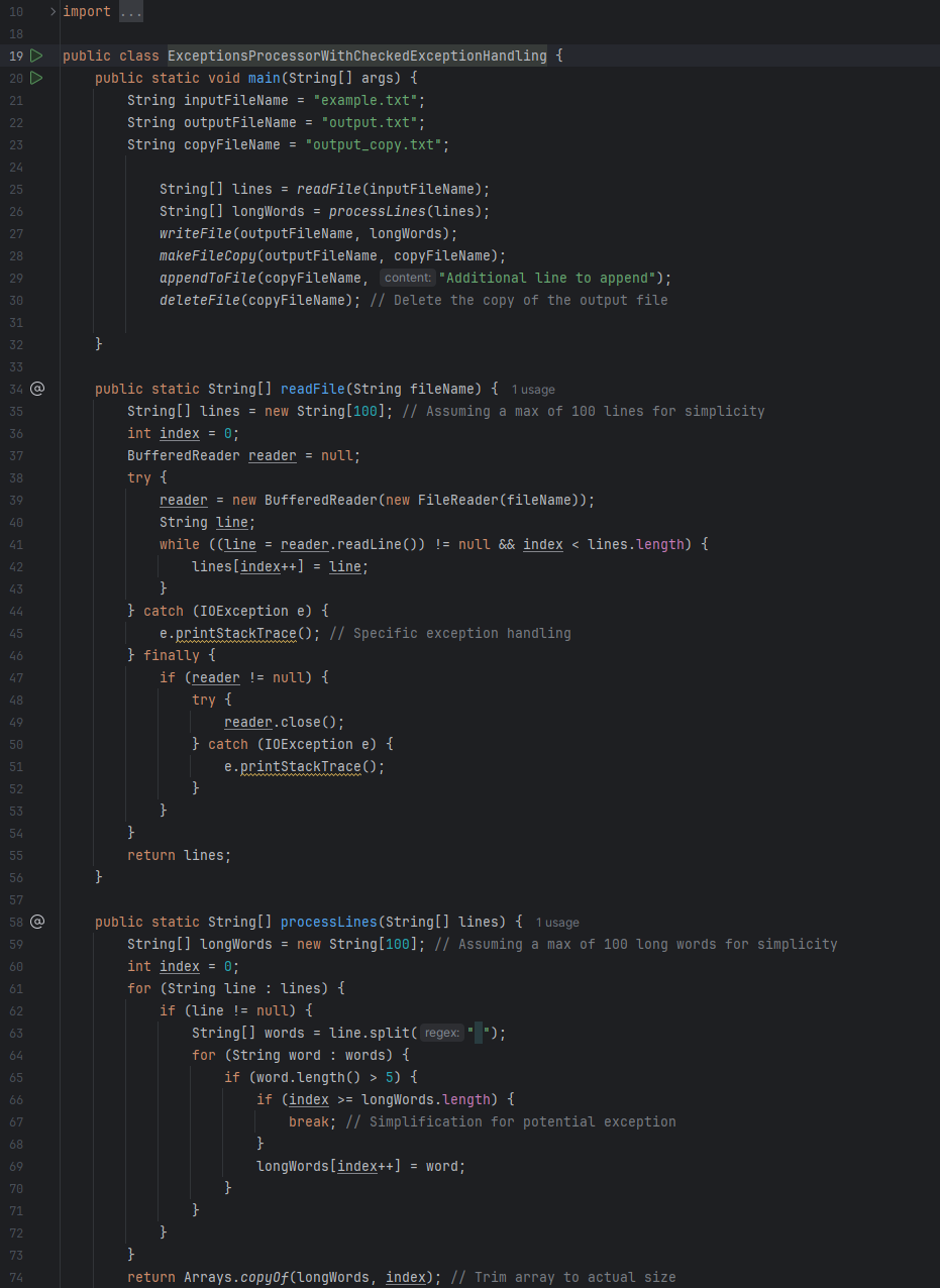 DO NOT NEED TO ADD ANY CODE ! ! ! Identify areas