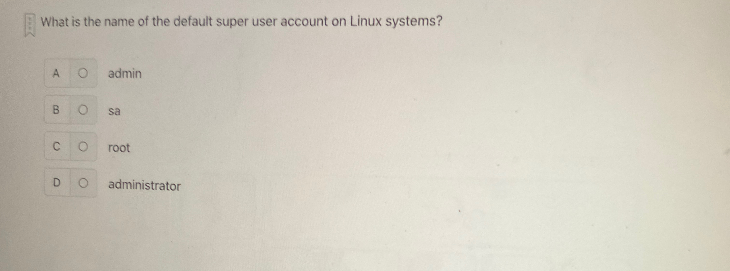 What is the name of the default super user