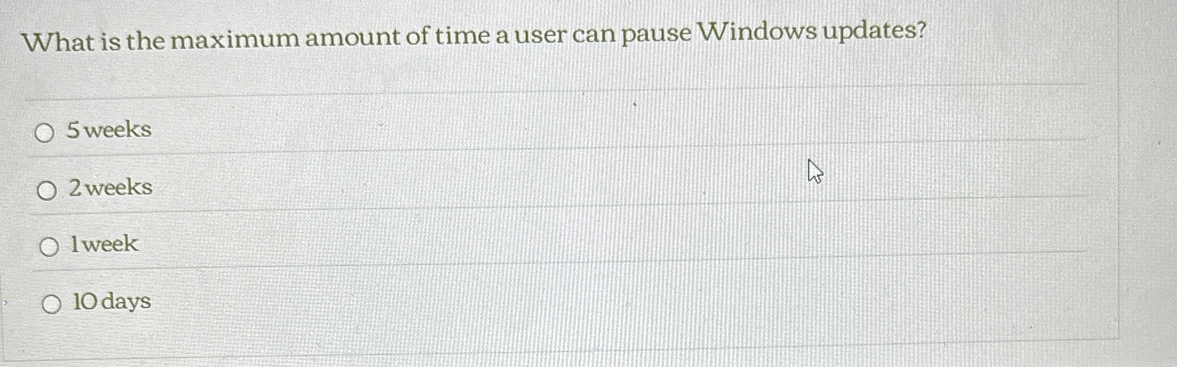 What is the maximum amount of time a user can
