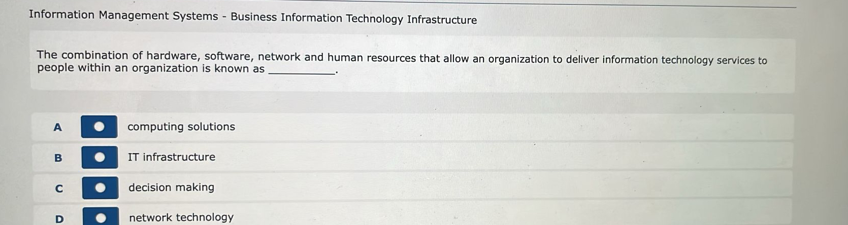 Information Management Systems - Business