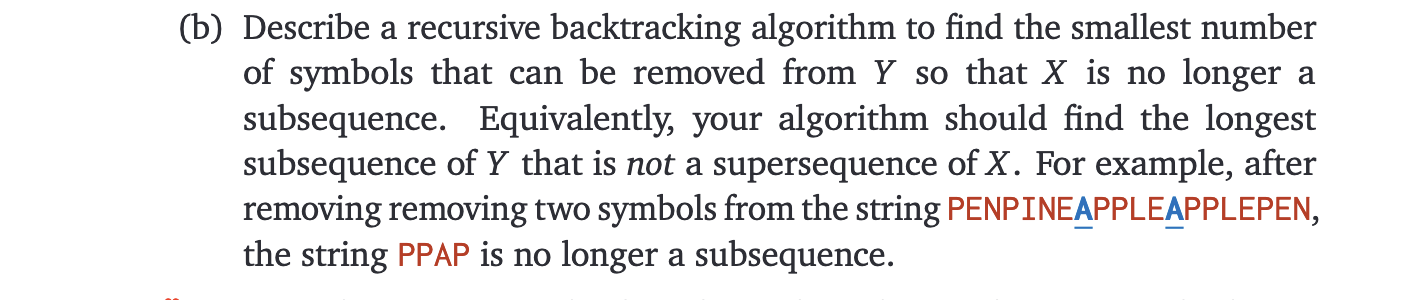 ( COMPUTER - SCIENCE ) For each of the following