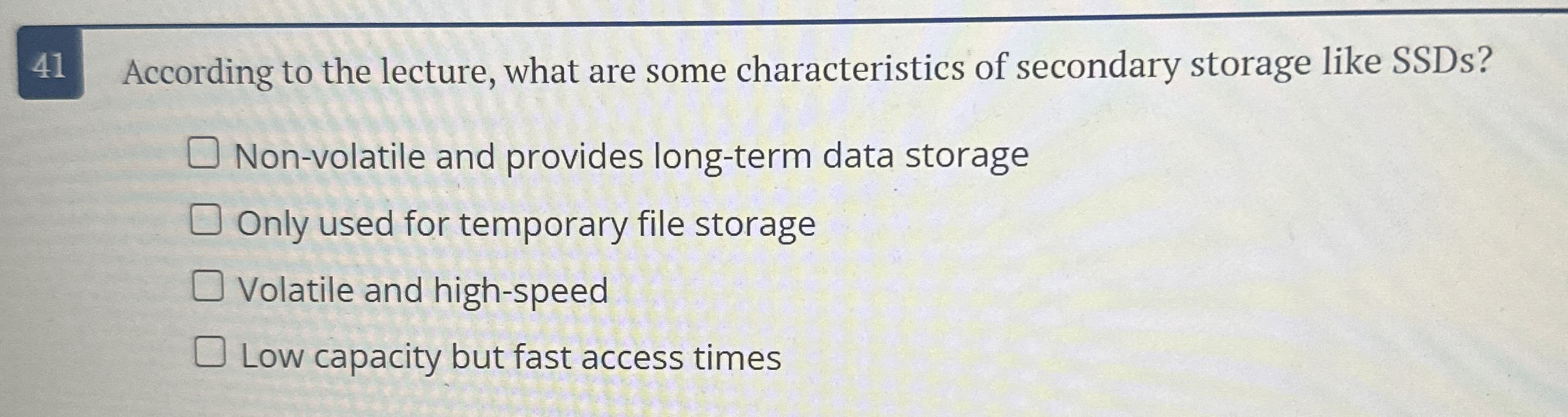 4 1 According to the lecture, what are some