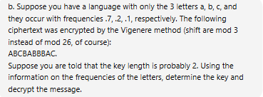 b . Suppose you have a language with only the 3