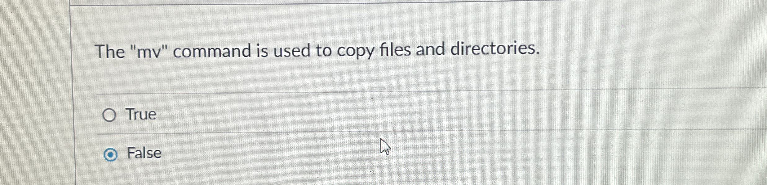 The " mv " command is used to copy files and