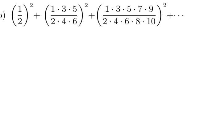 ( 1 2 ) 2 + ( 1 * 3 * 5 2 * 4 * 6 ) 2 + ( 1 * 3 *