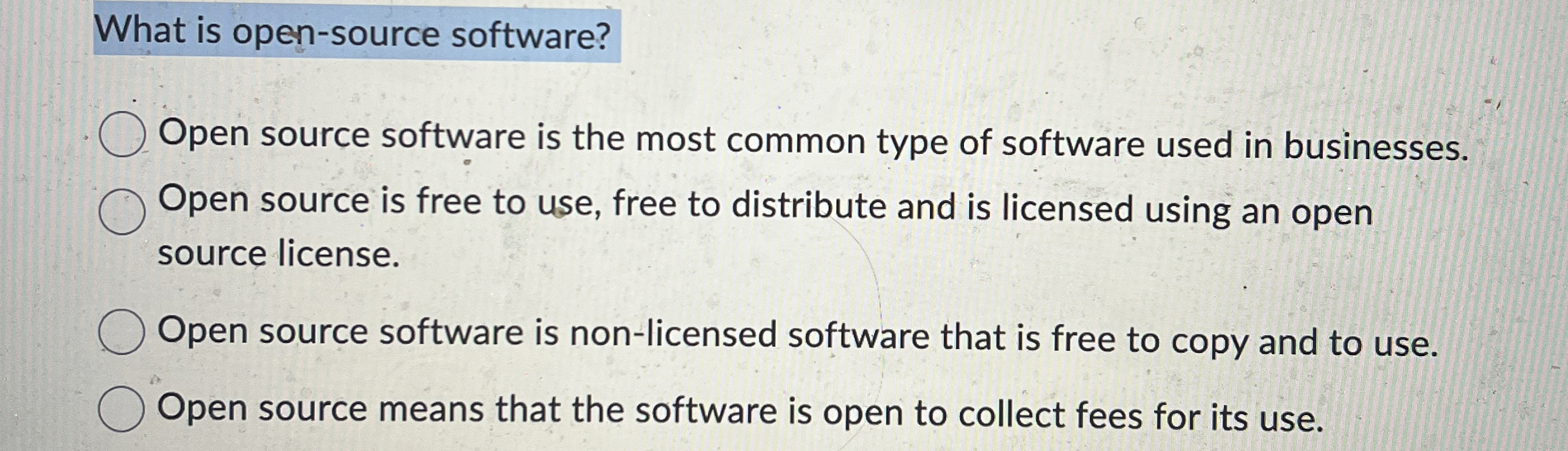 What is open - source software? Open source