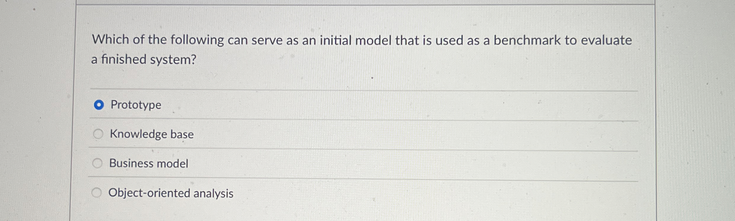 Which of the following can serve as an initial