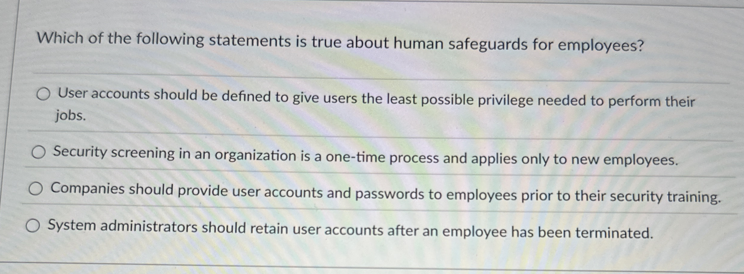 Which of the following statements is true about