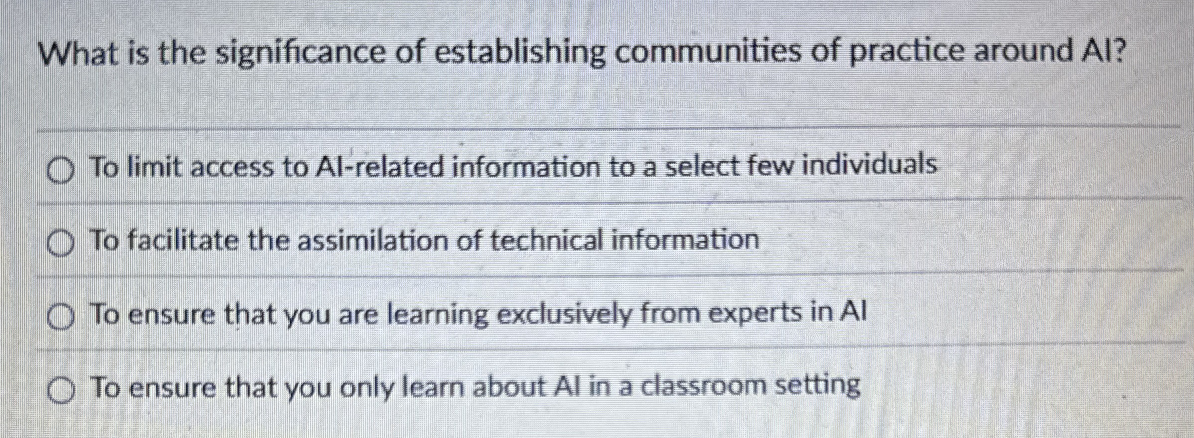 What is the significance of establishing