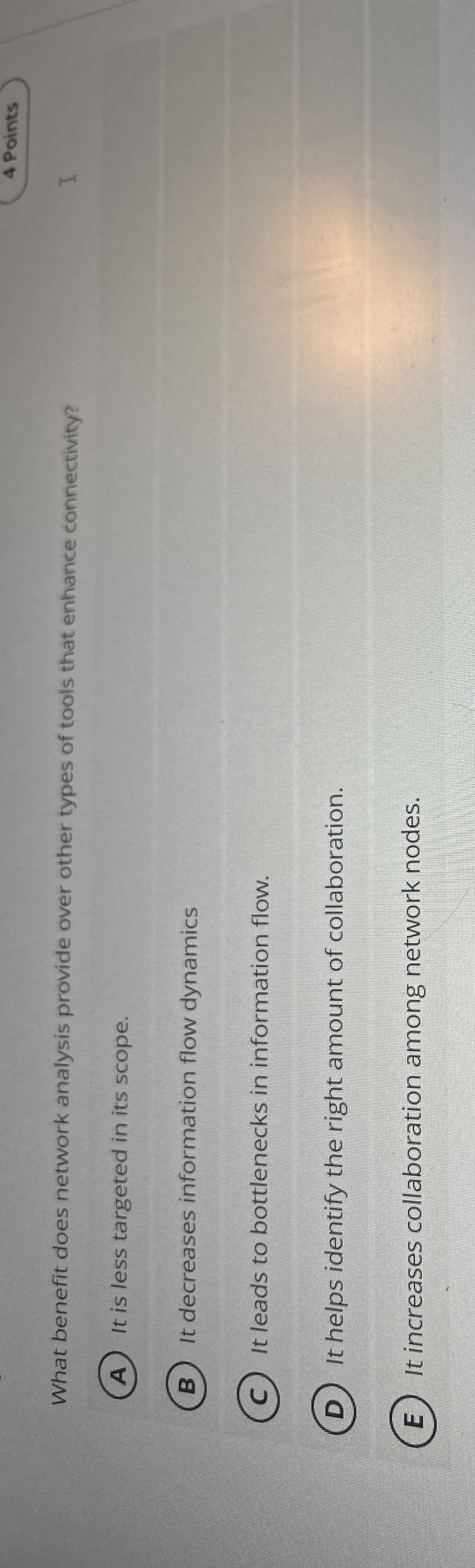 What benefit does network analysis provide over