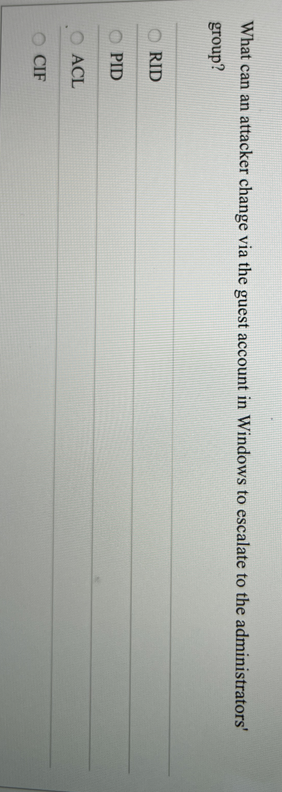 What can an attacker change via the guest account