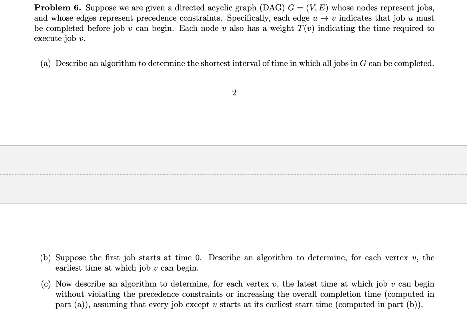 Please answer PART B . Thank you! Problem 6 .