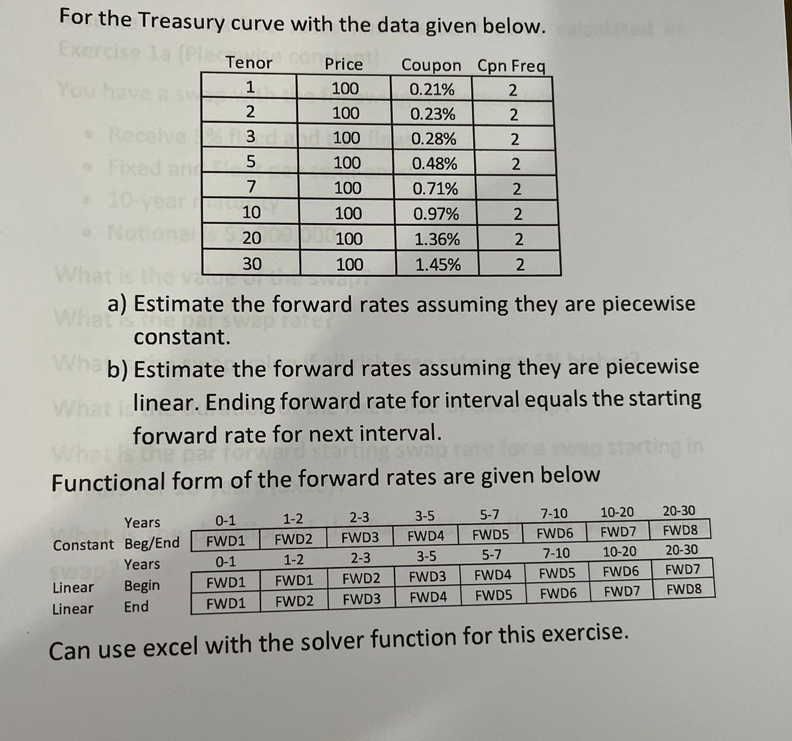 Please help me solve this question with Excel.