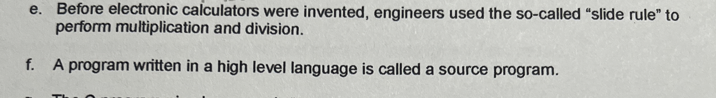 h . A compiler translates programs written in