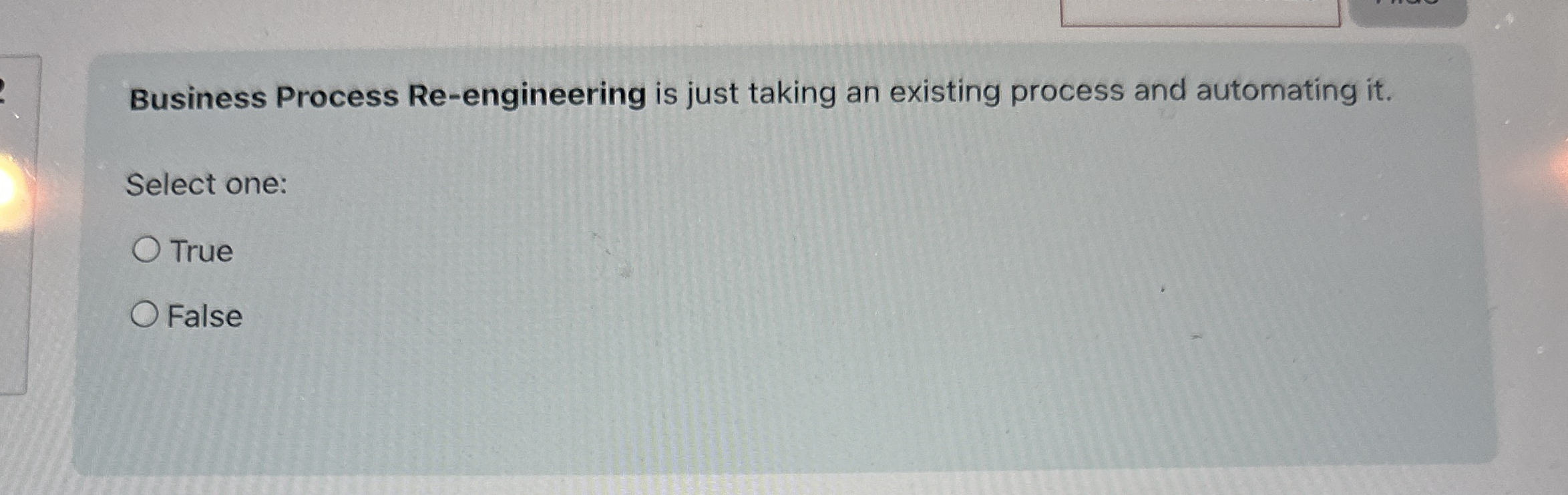 Business Process Re - engineering is just taking