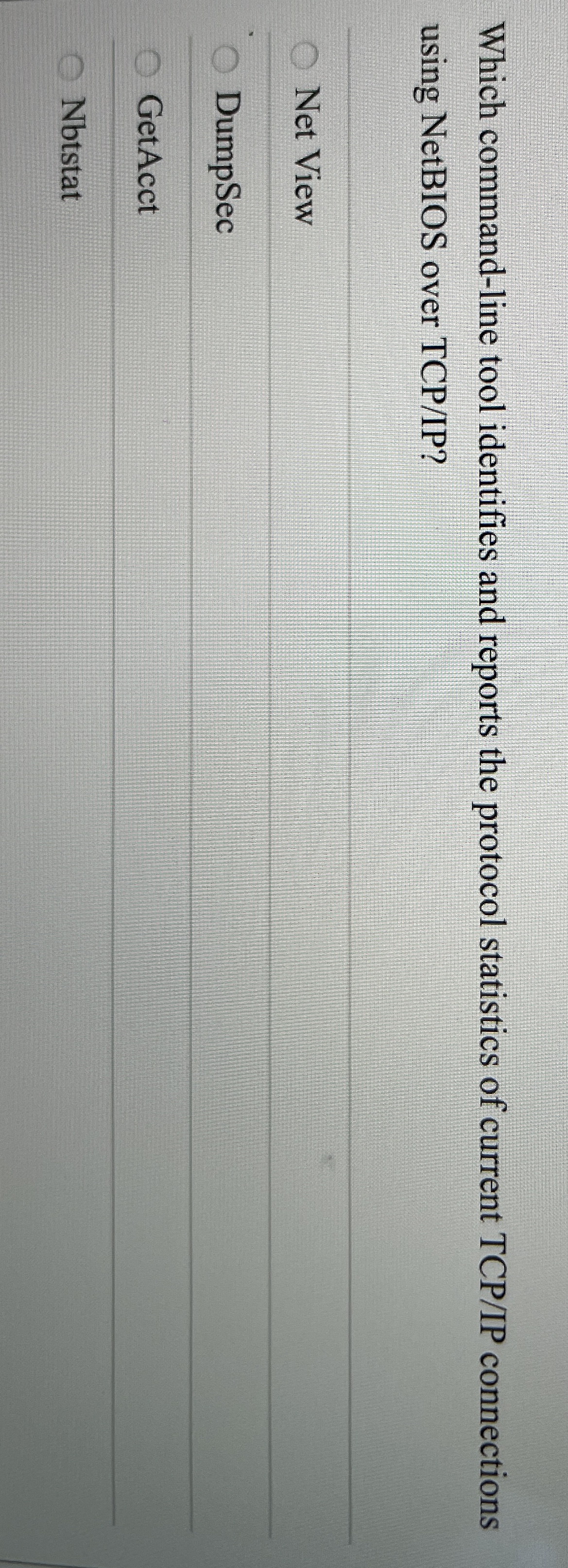 Which command - line tool identifies and reports