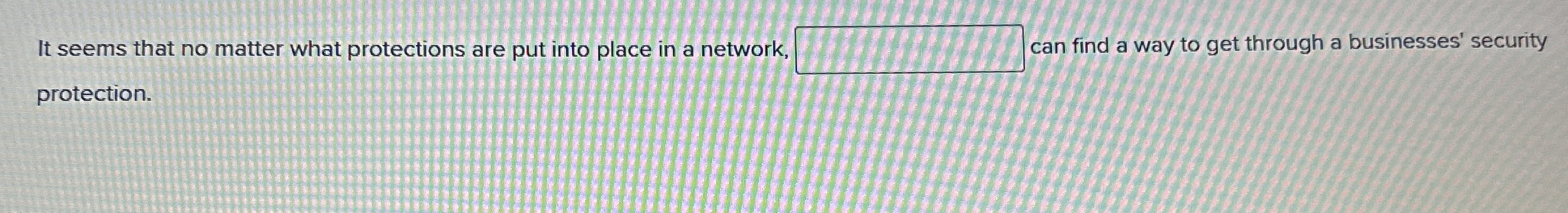 It seems that no matter what protections are put