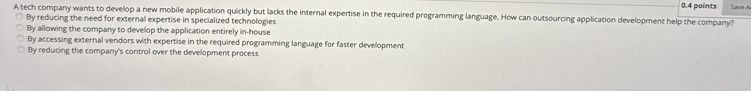 A tech company wants to develop a new mobile