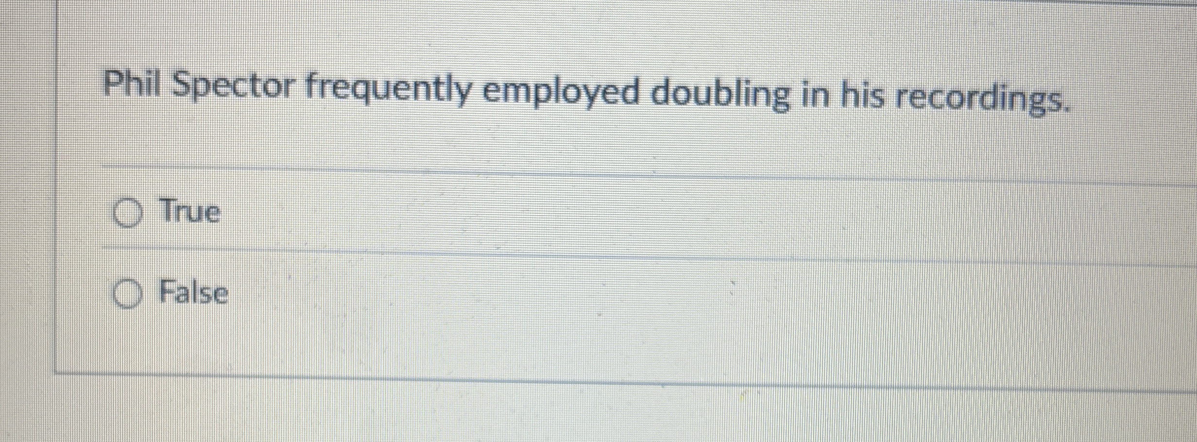 Phil Spector frequently employed doubling in his