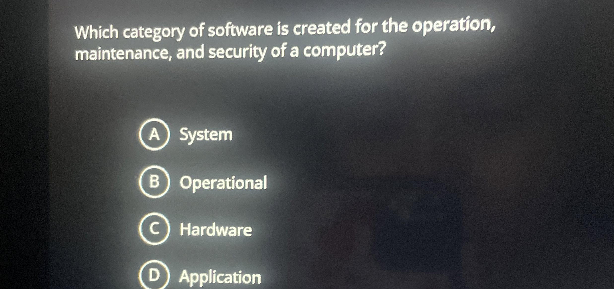 Which category of software is created for the