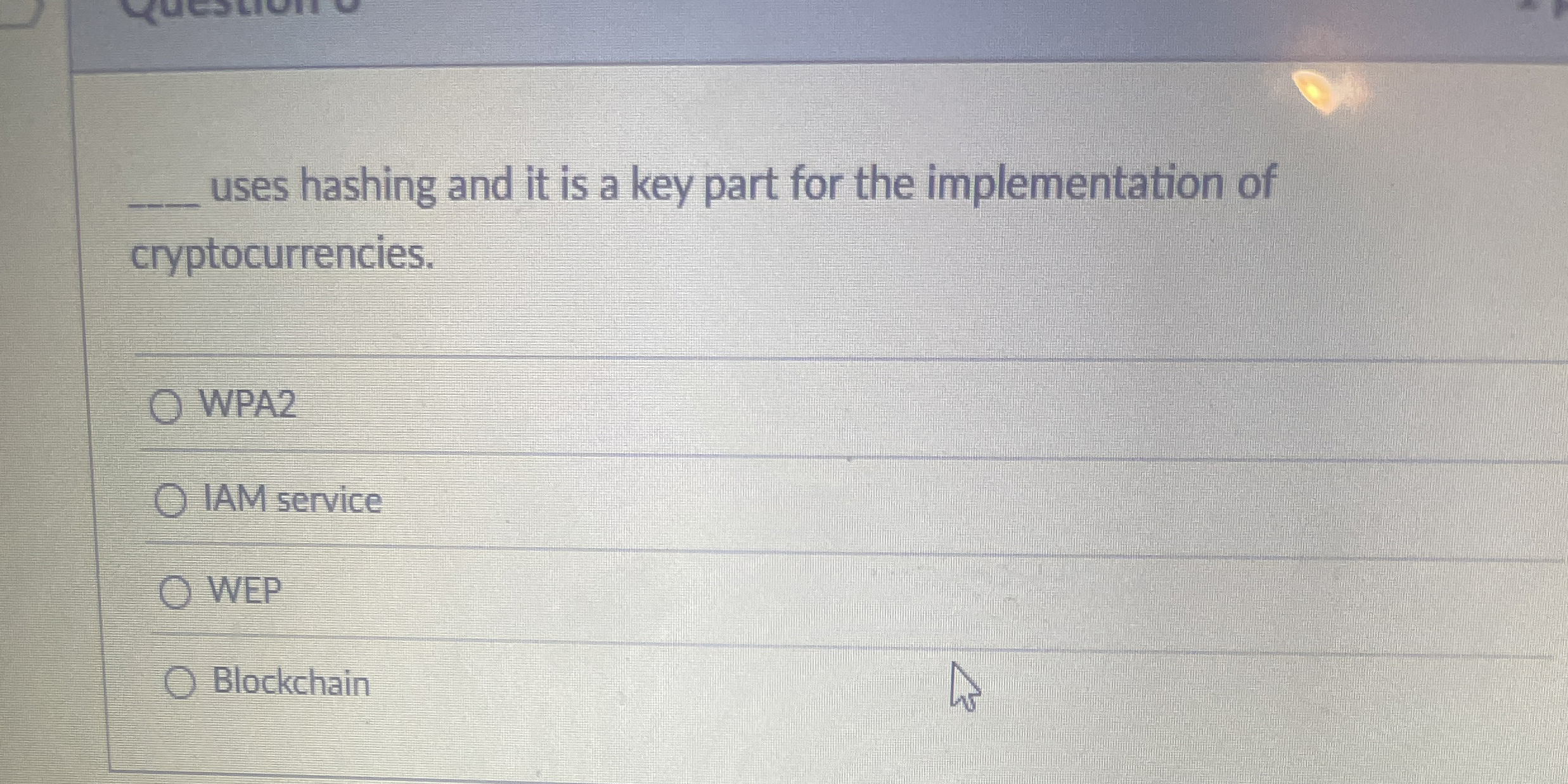 uses hashing and it is a key part for the