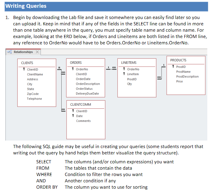 Query 7 Orders from Milliways Run a similar query