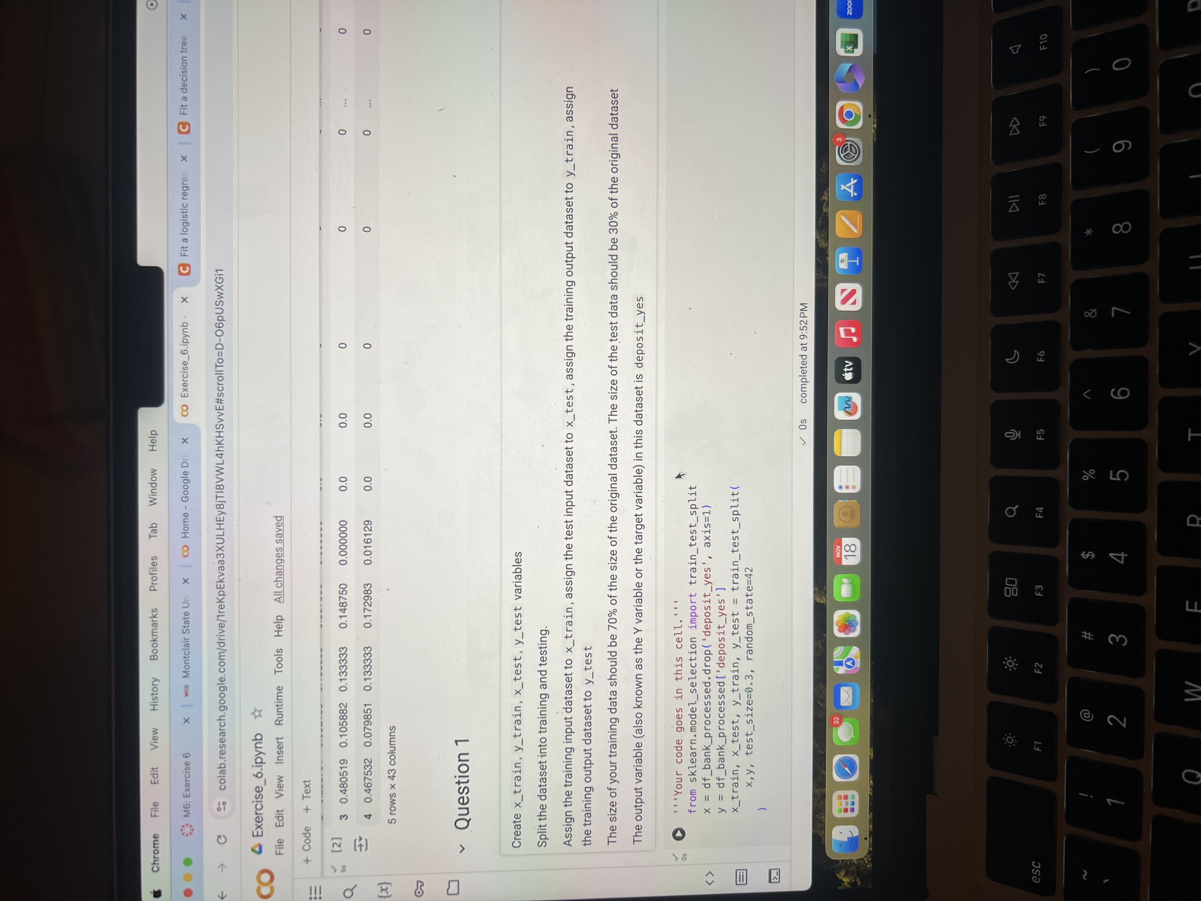 Exercise _ 6 . ipynb File Edit View Insert