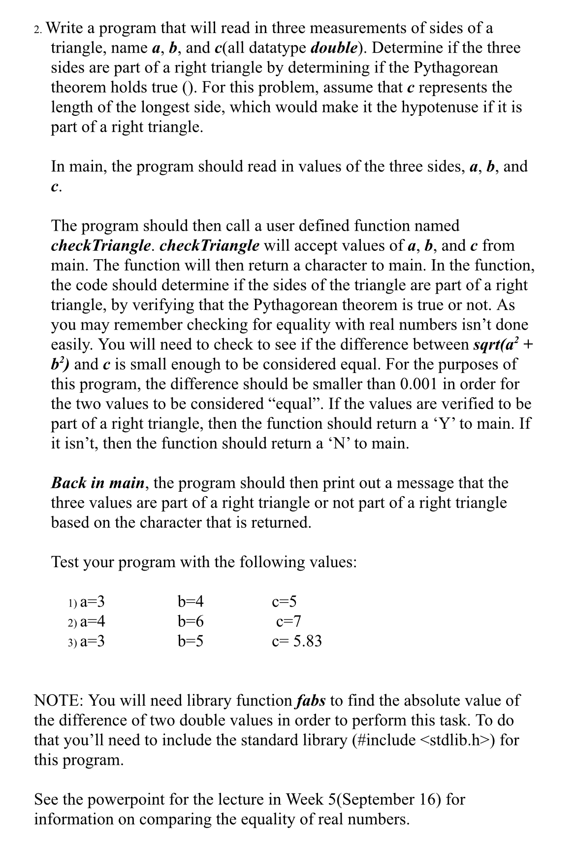 In visual studios C + + , Write a program that