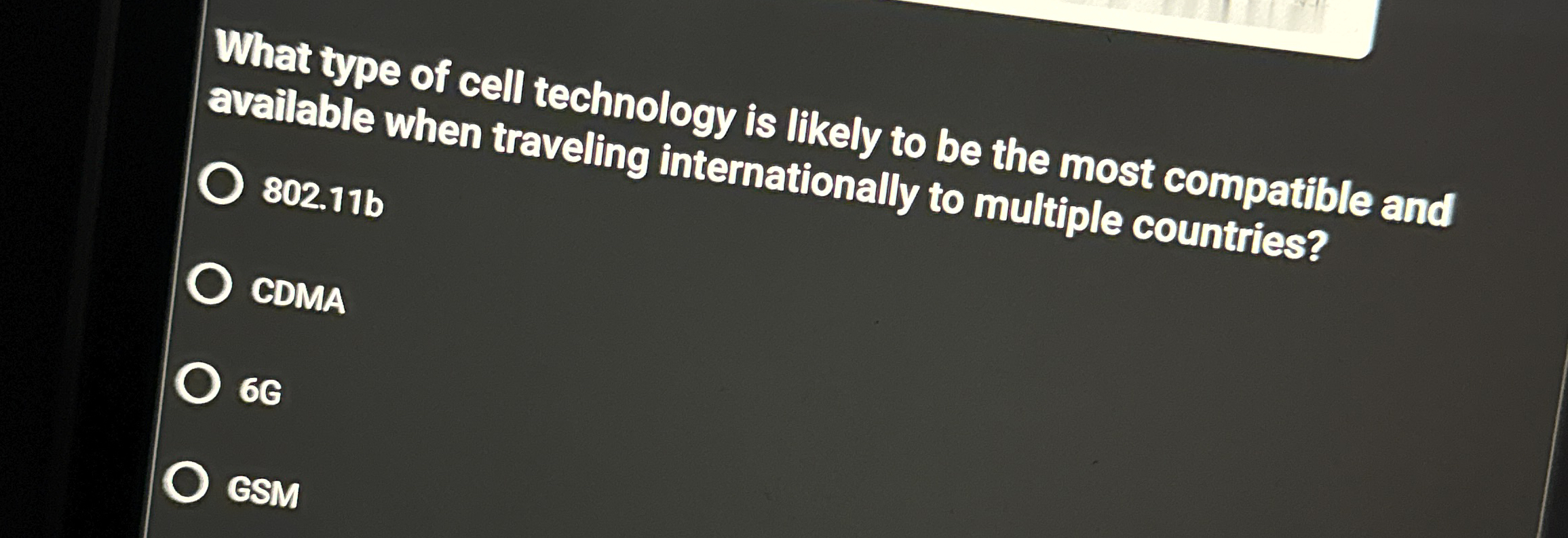 What type of cell technology is likely to be the