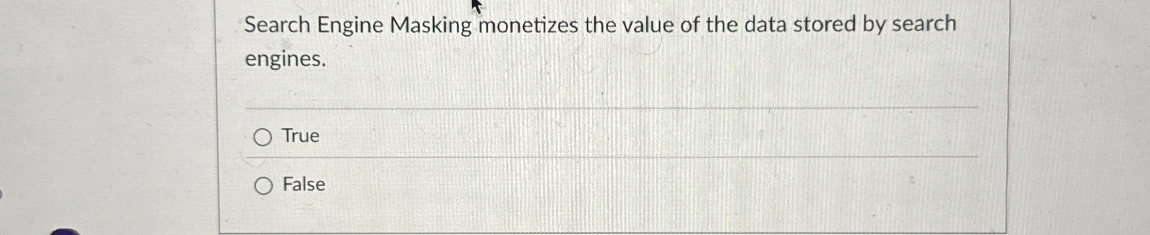 Search Engine Masking monetizes the value of the