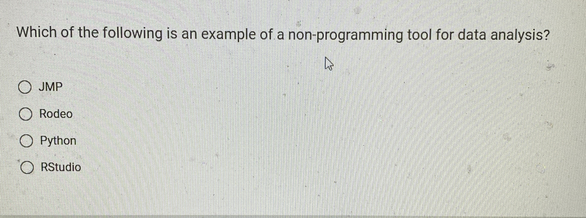 Which of the following is an example of a non -