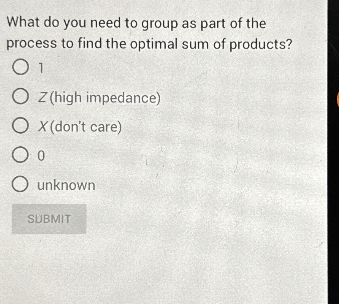 What do you need to group as part of the process
