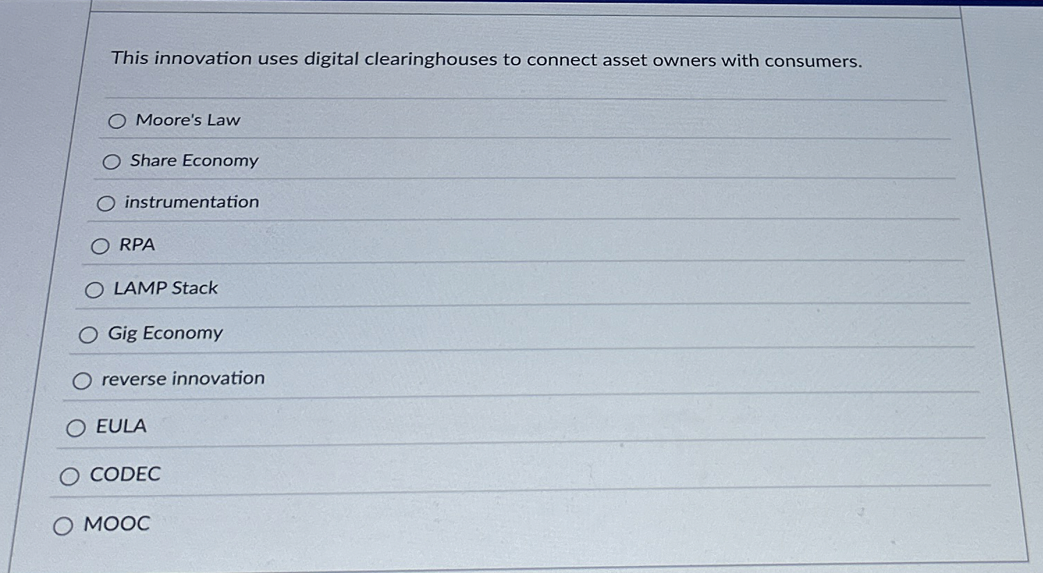This innovation uses digital clearinghouses to