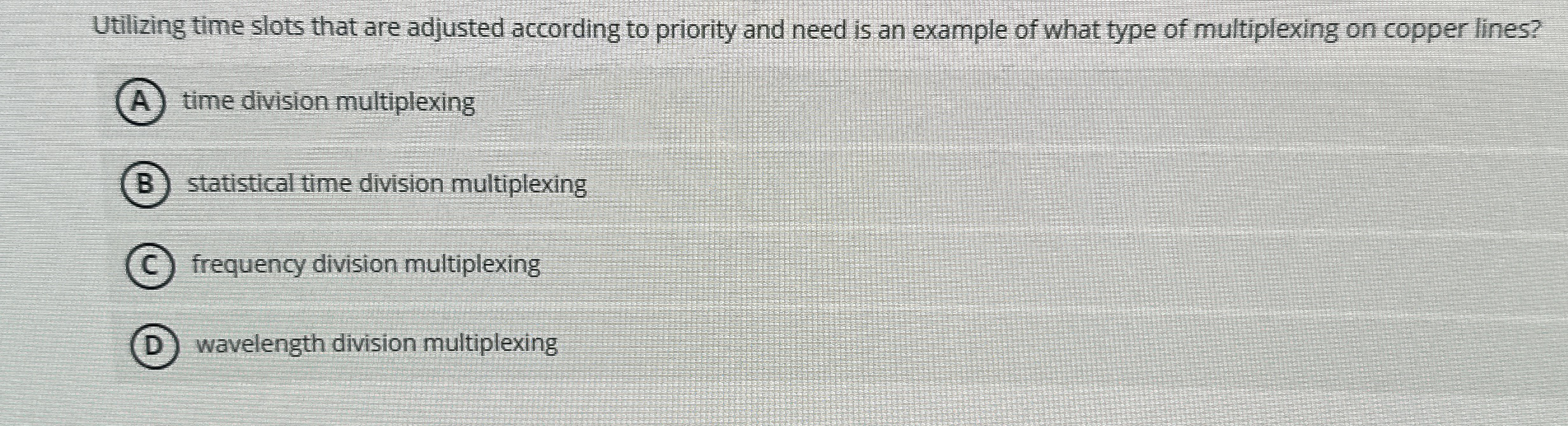 Utilizing time slots that are adjusted according