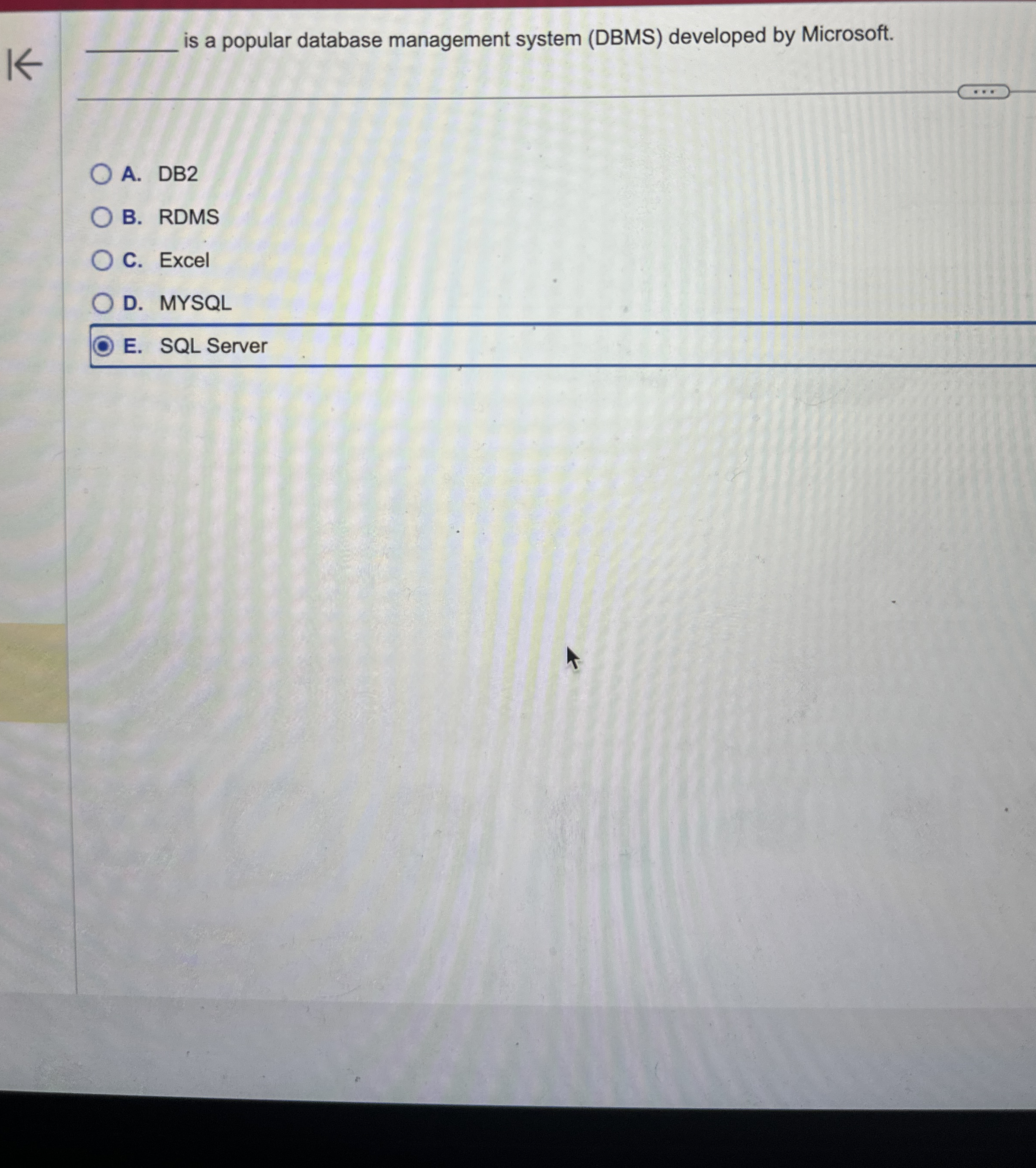 is a popular database management system ( DBMS )