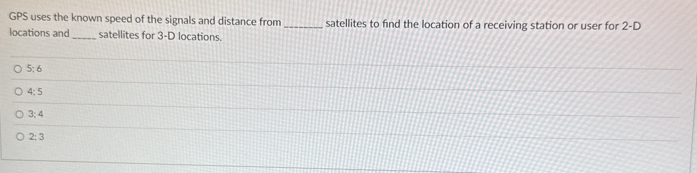 GPS uses the known speed of the signals and