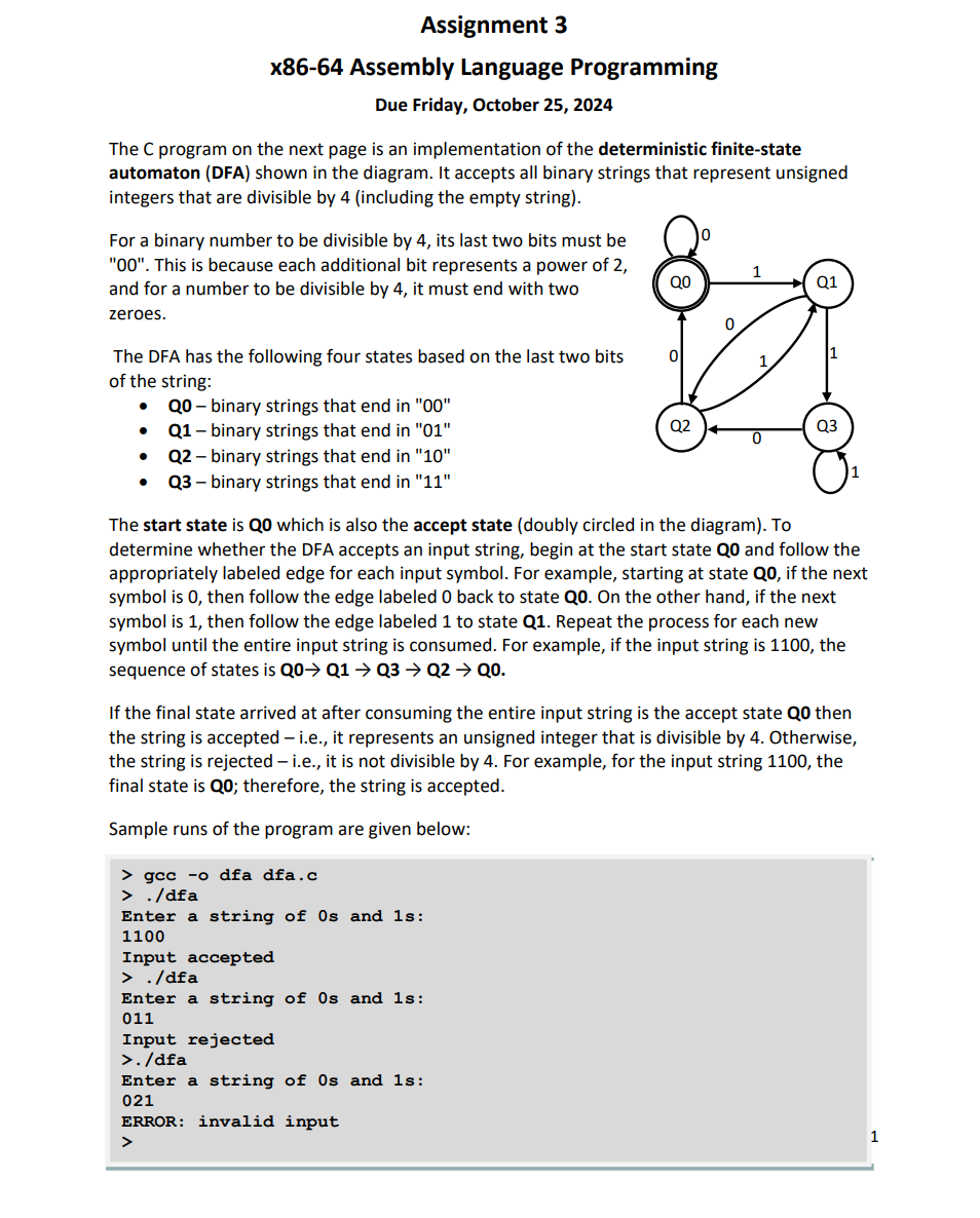 Translate the C program to a complete and