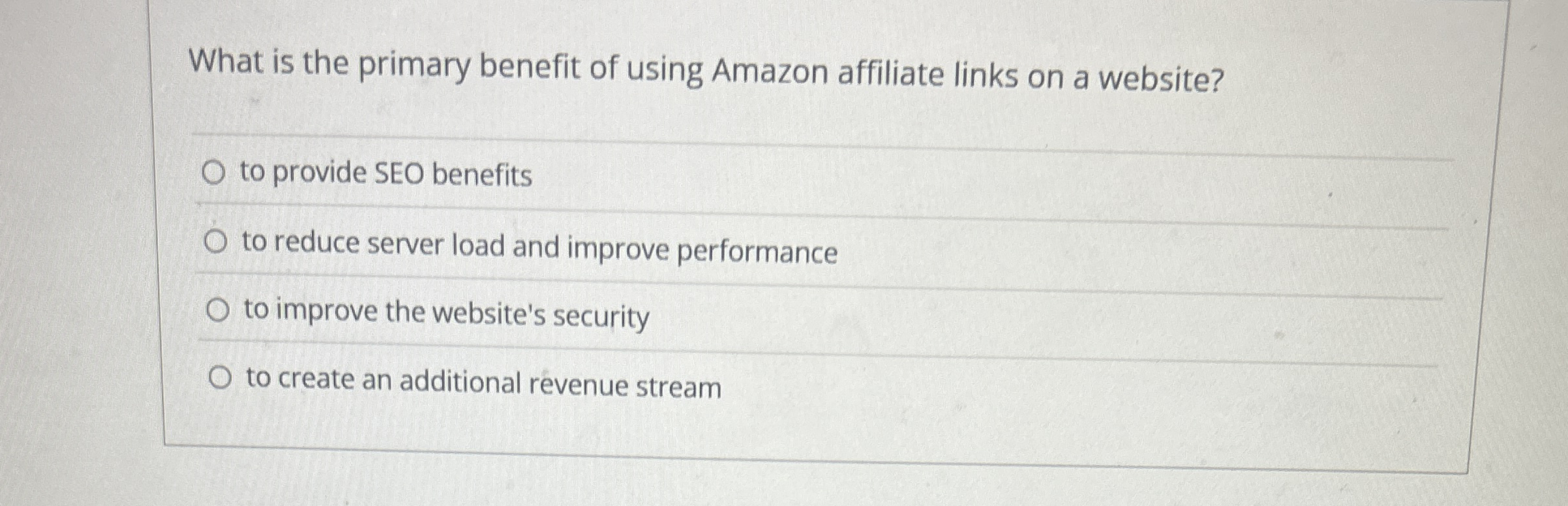 What is the primary benefit of using Amazon