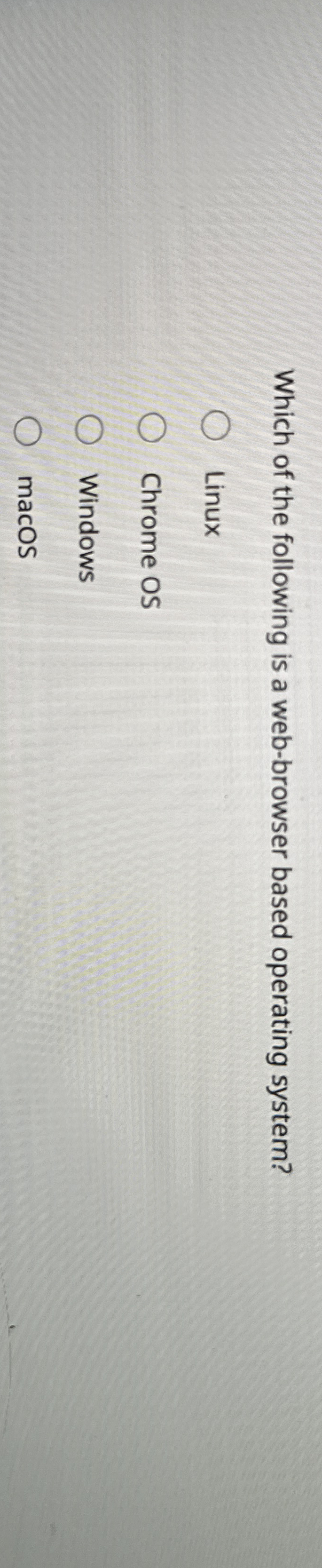 Which of the following is a web - browser based