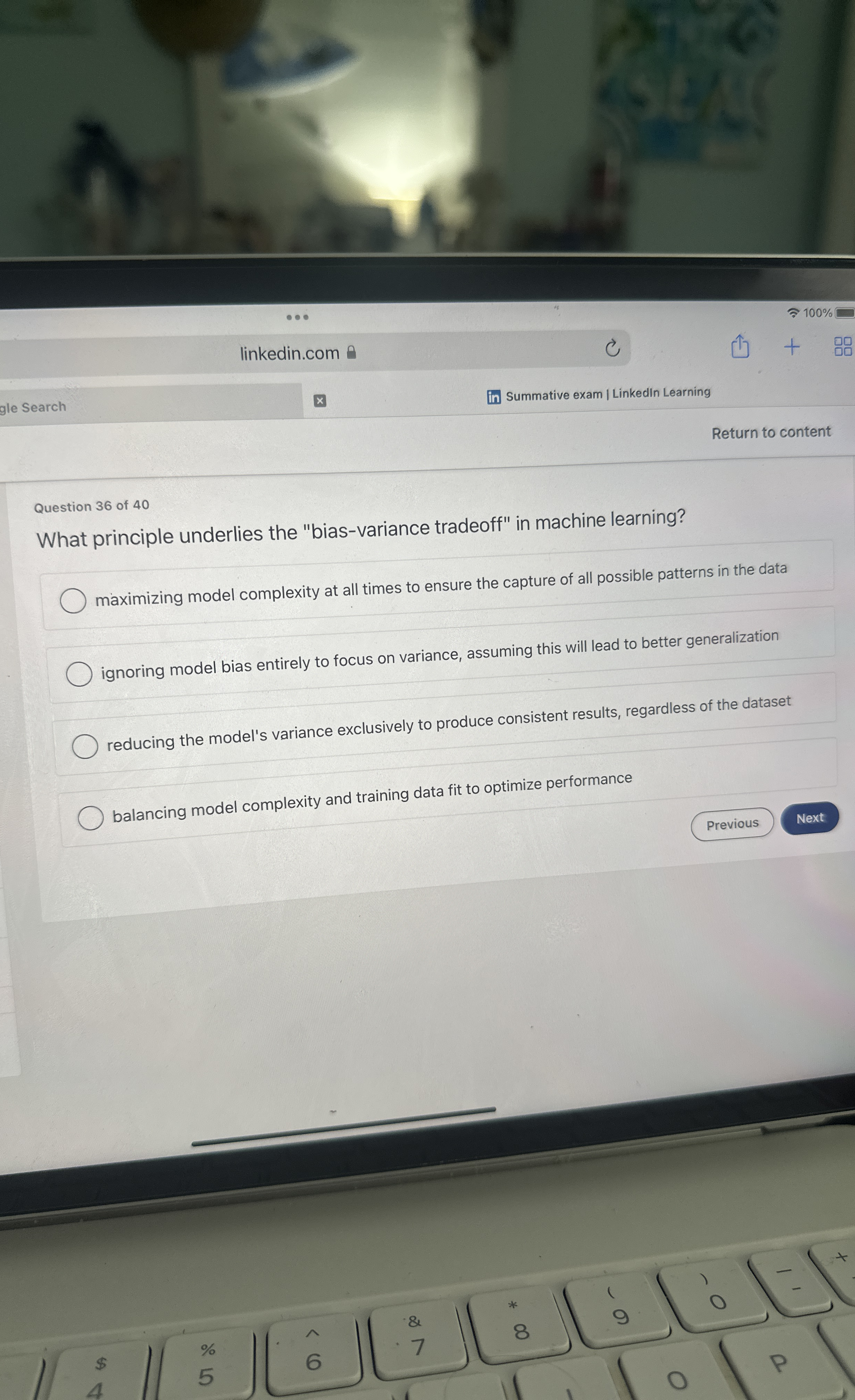 linkedin.com 1 0 0 % gle Search Summative exam |